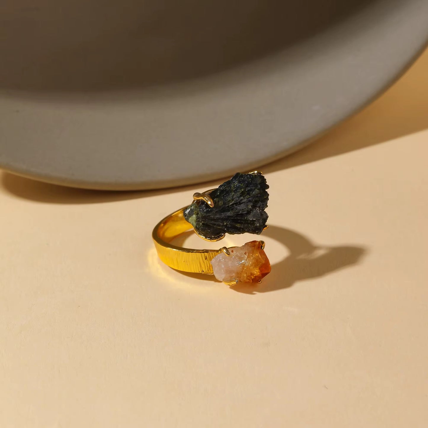 Asterix- Tourmaline & Citrine