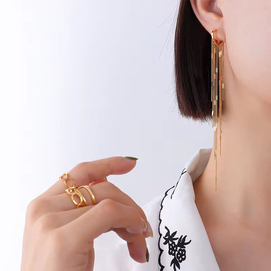 Zalia Tassel Drop Earrings
