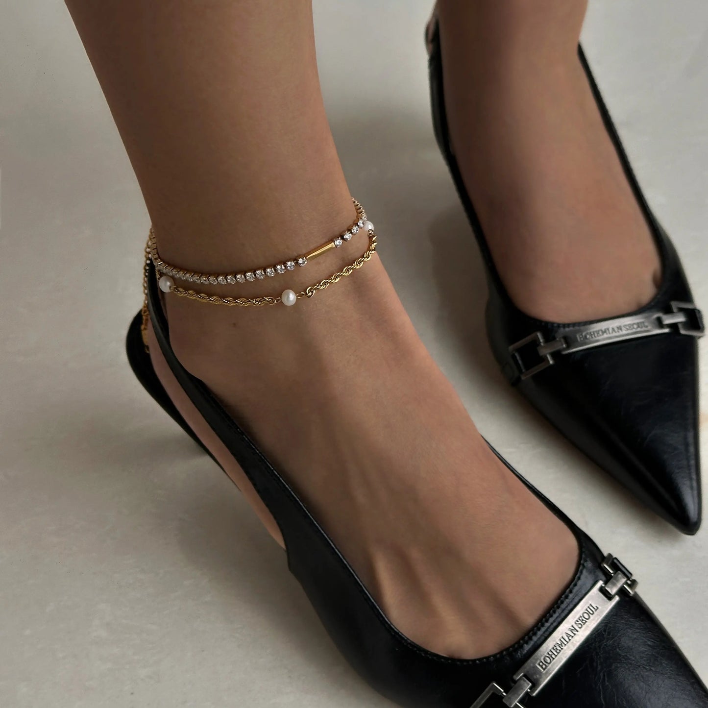 Pearls of Grace Anklet