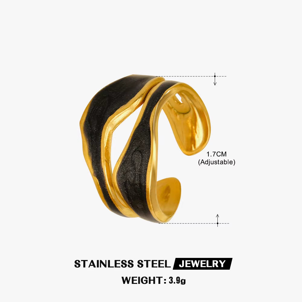 Noir Edge Ring Collection- 10 Rings
