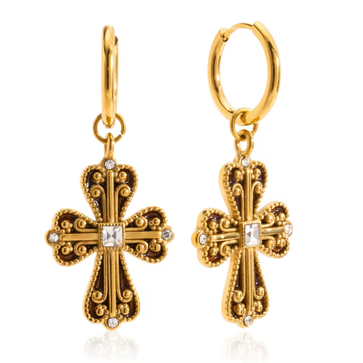 Cross Earrings