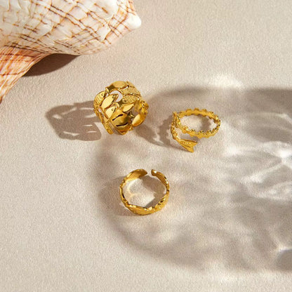 Oceanic Treasure Ring Set