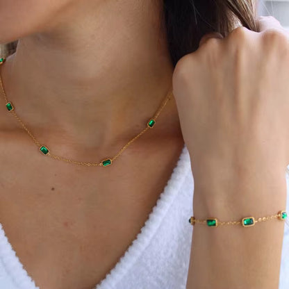 Emerald Gems Necklace