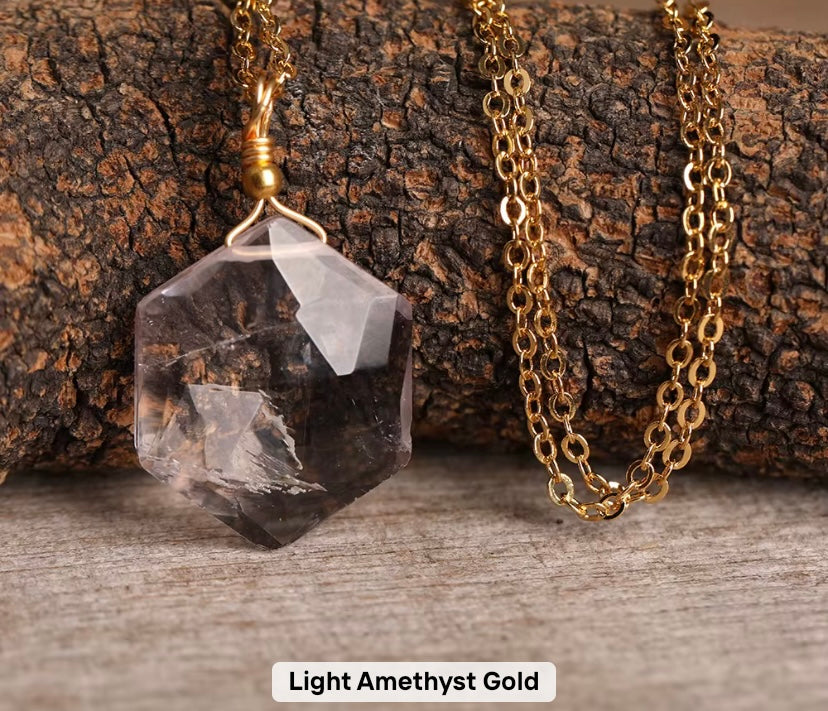 Terra Pendant - Natural Gemstones
