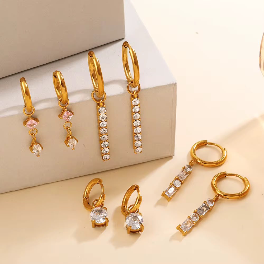 Sienna Charm Hoops