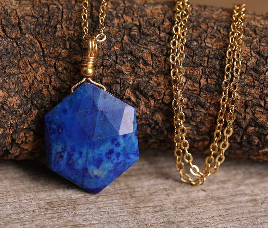 Terra Pendant - Natural Gemstones