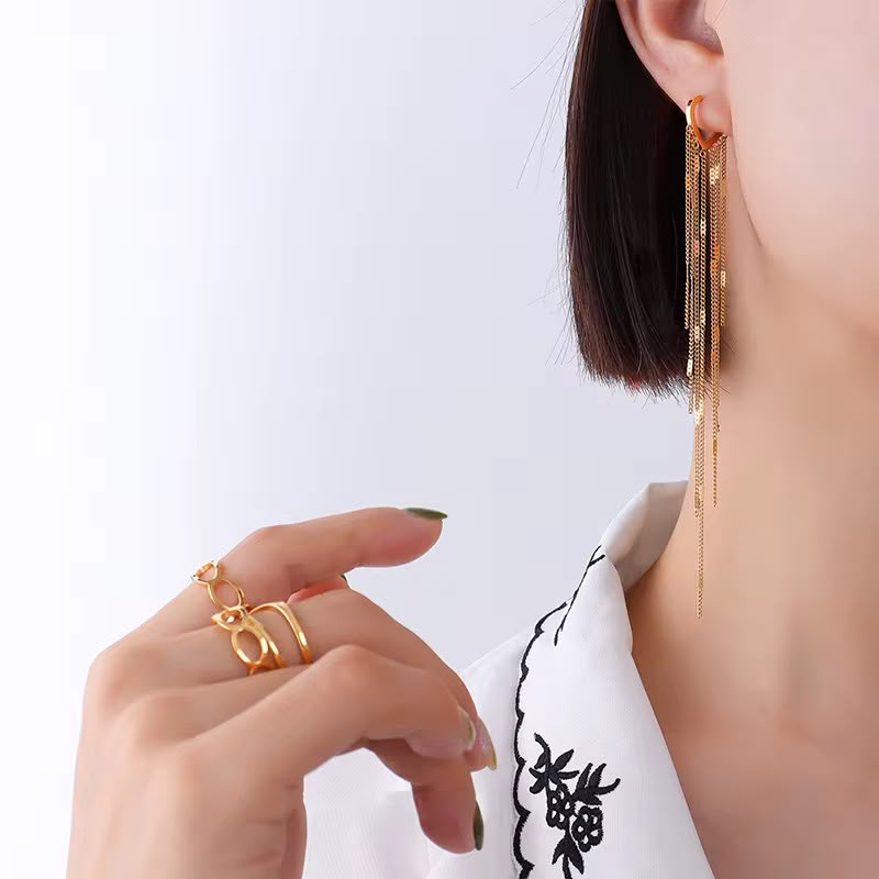 Zalia Tassel Drop Earrings