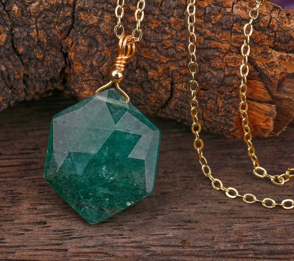 Terra Pendant - Natural Gemstones