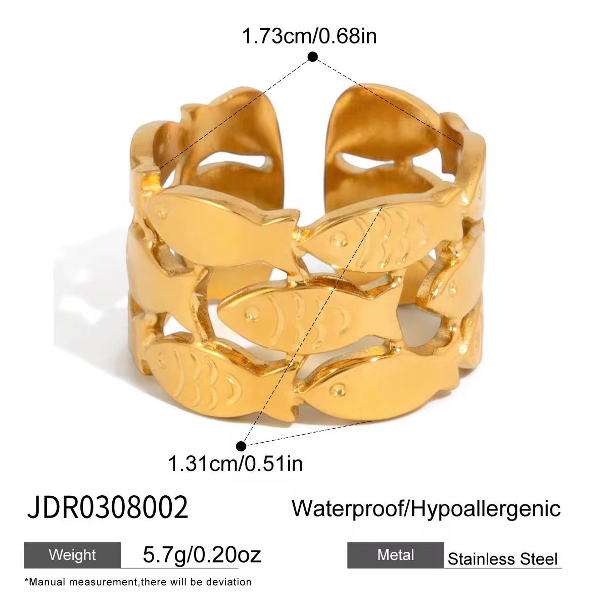 Oceanic Treasure Ring Set