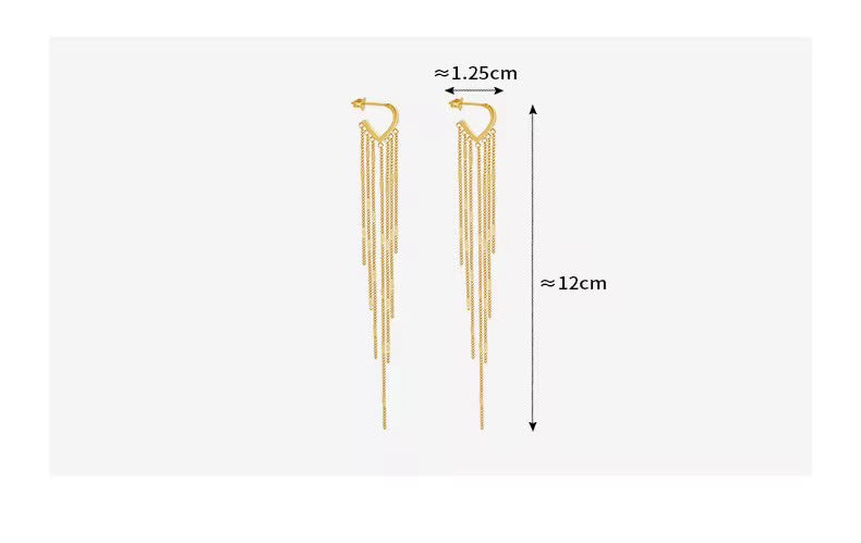 Zalia Tassel Drop Earrings