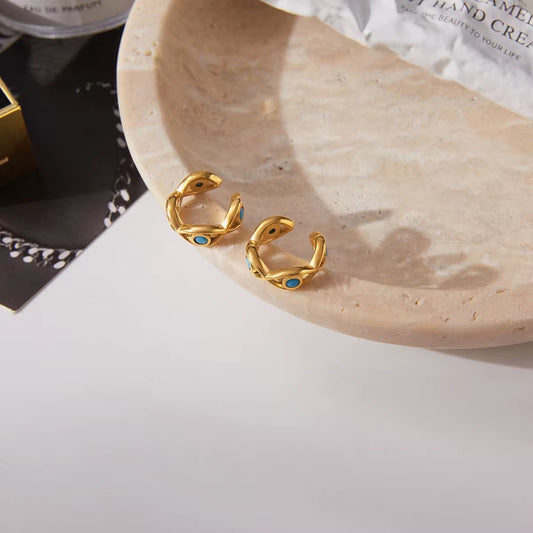 Goddess Turquoise Ear Cuff