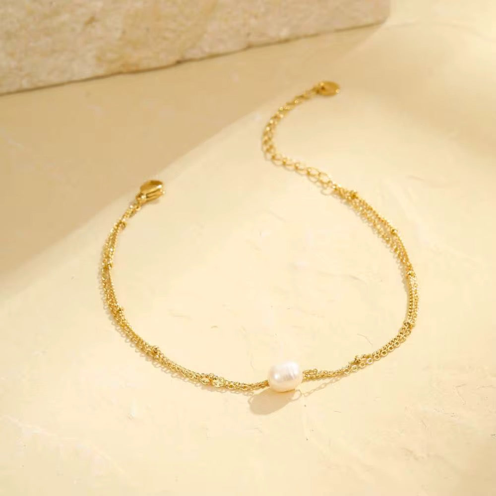 Pearl anklet