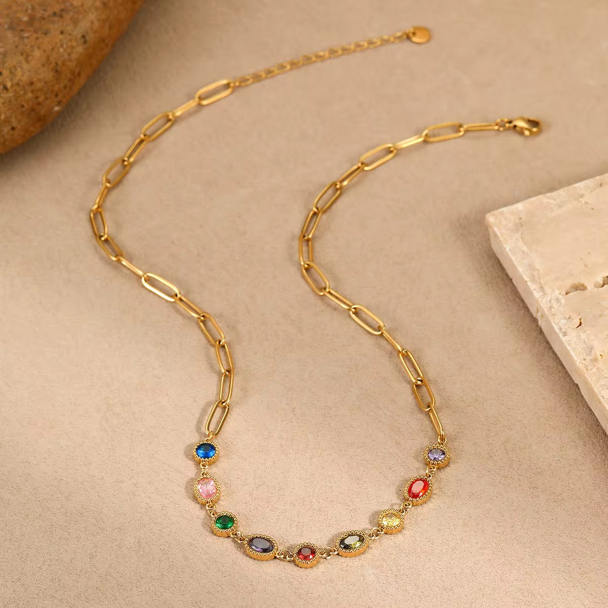 Soleil Gem Necklace