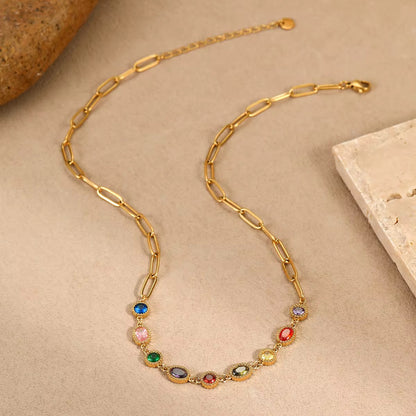 Soleil Gem Necklace