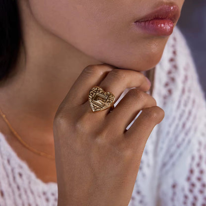 Vintage Heart Ring