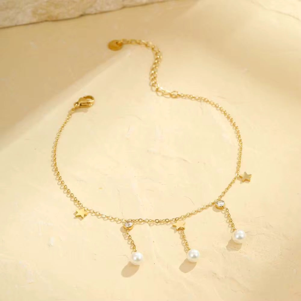 Pearl anklet