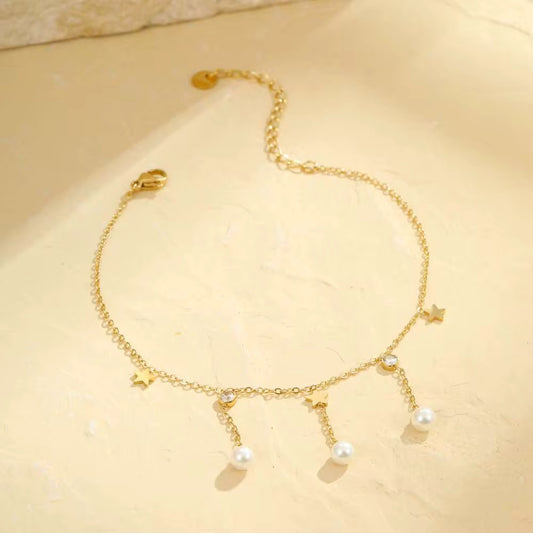 Pearl anklet