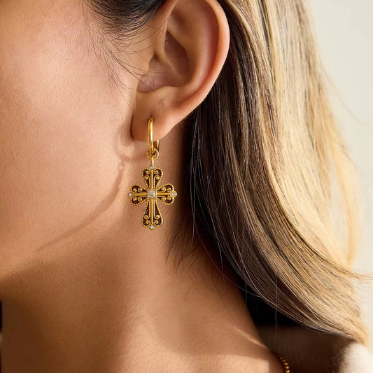 Cross Earrings