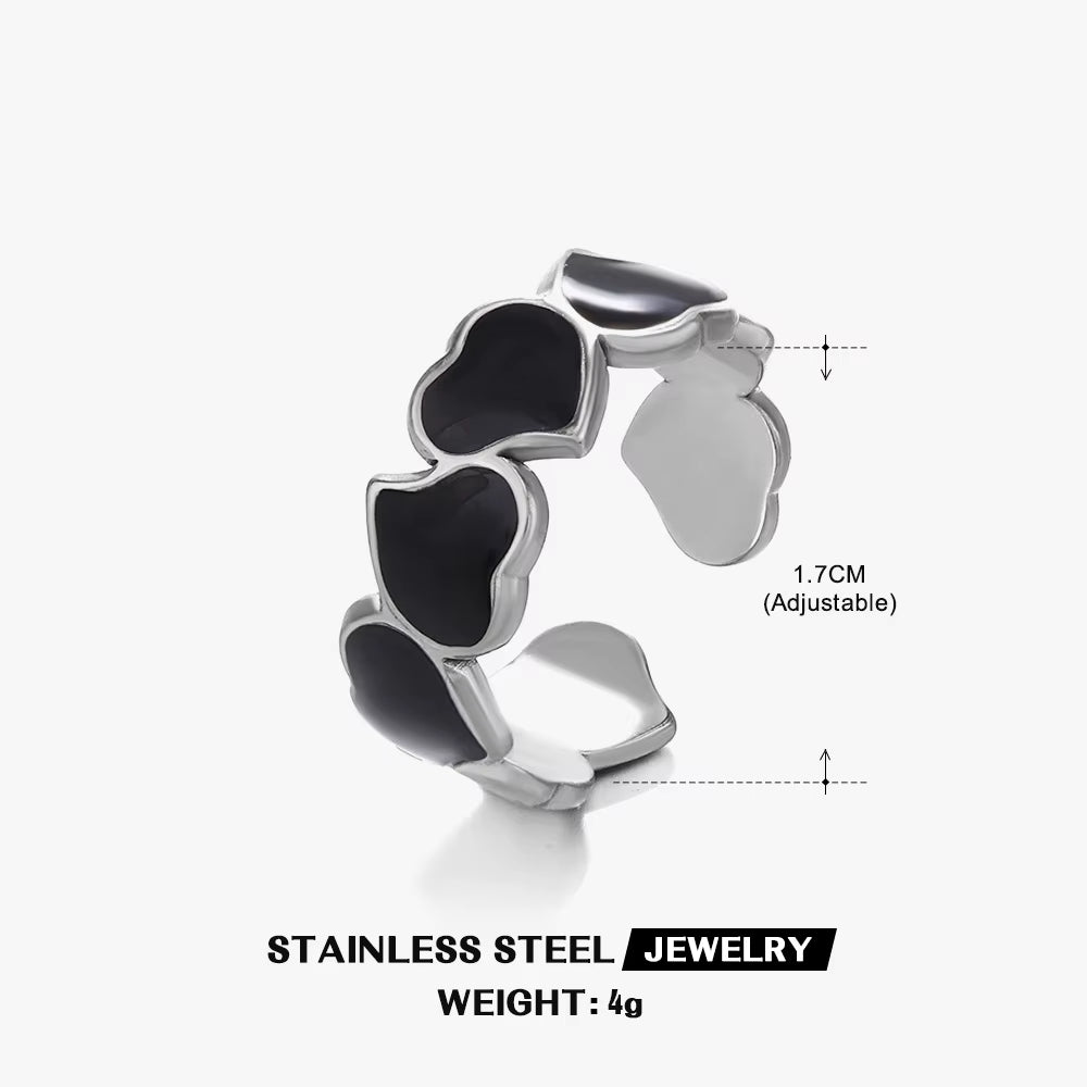 Noir Edge Ring Collection- 10 Rings
