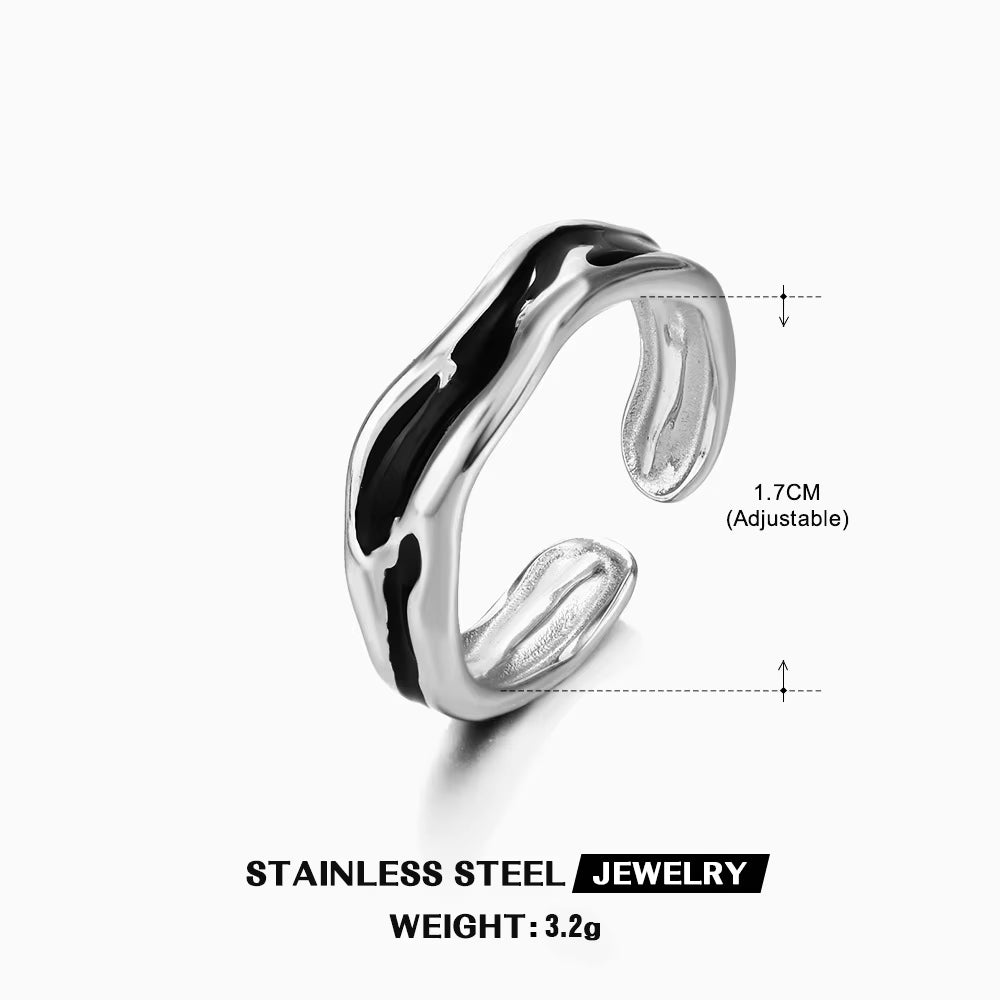 Noir Edge Ring Collection- 10 Rings