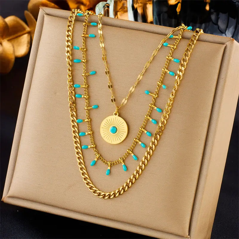 Azure Dreams Turquoise Necklace