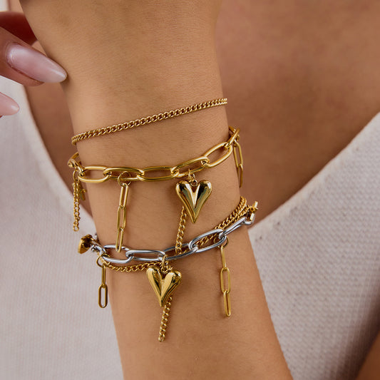 Double Layered Amour Bracelet
