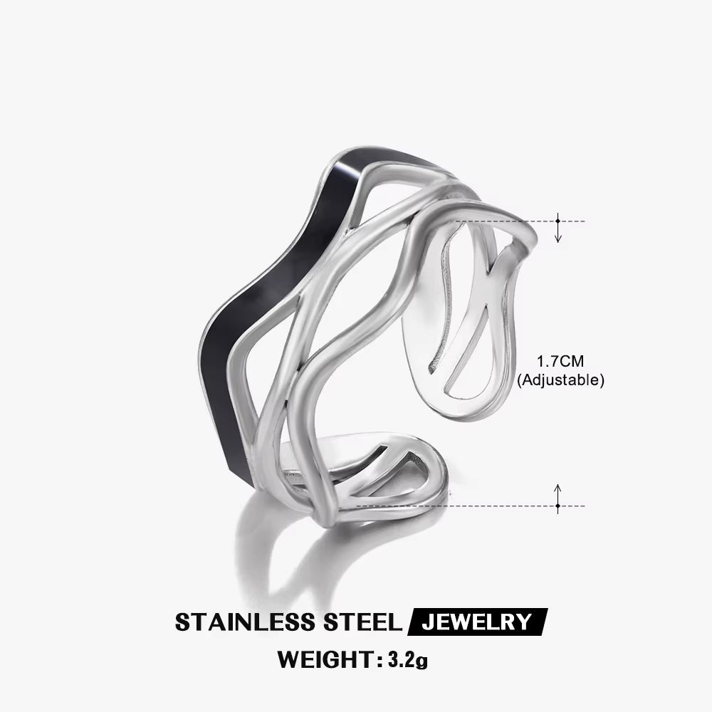 Noir Edge Ring Collection- 10 Rings