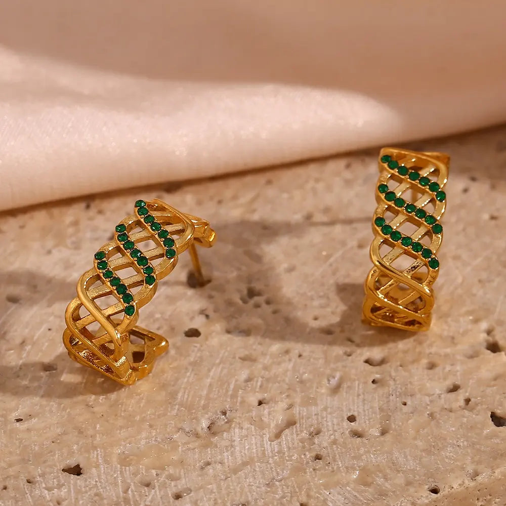 Celestia Twist Hoops
