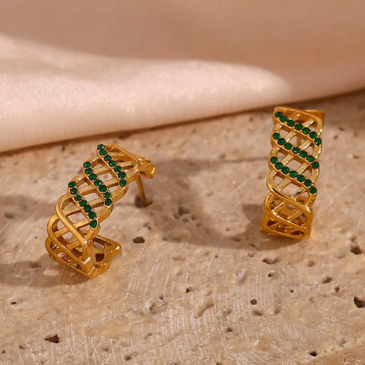 Celestia Twist Hoops
