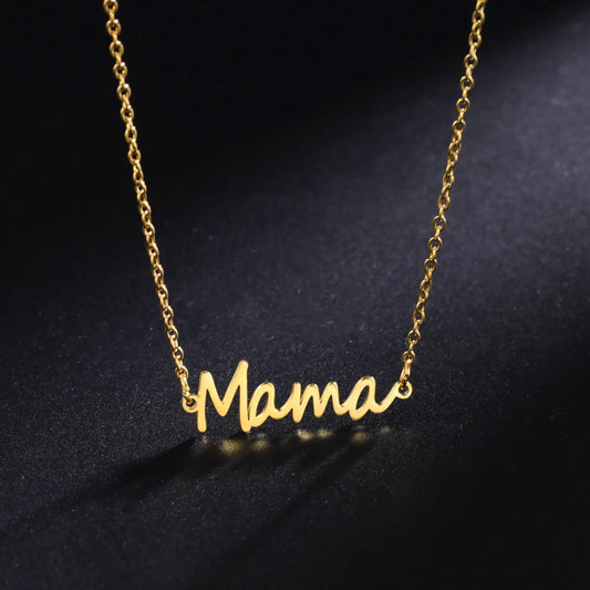 Mama Gold Pendant Necklace