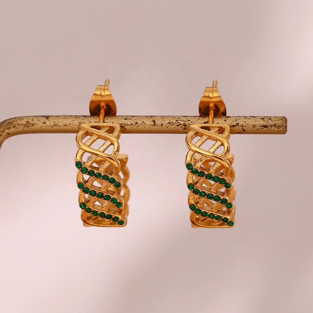 Celestia Twist Hoops