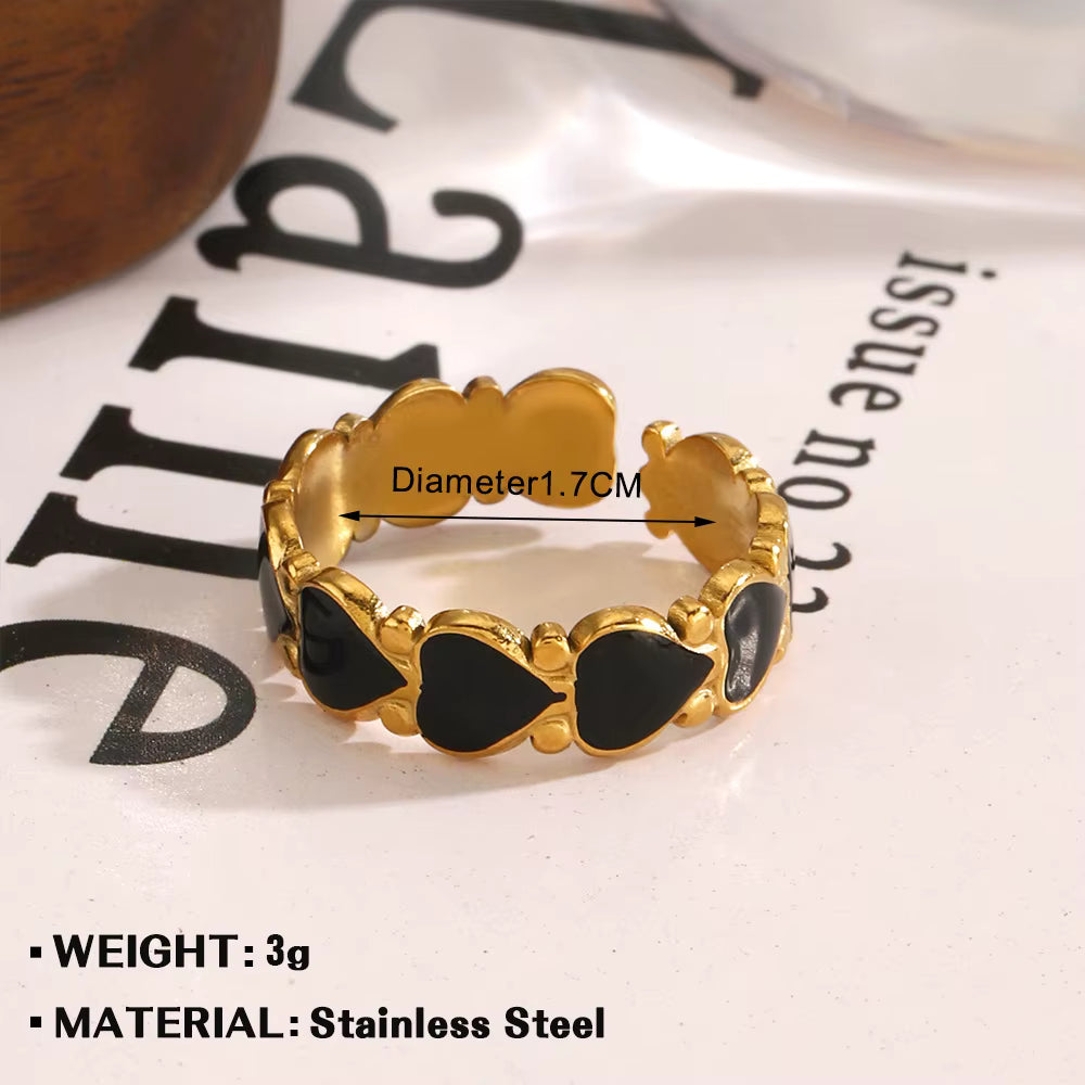 Noir Edge Ring Collection- 10 Rings
