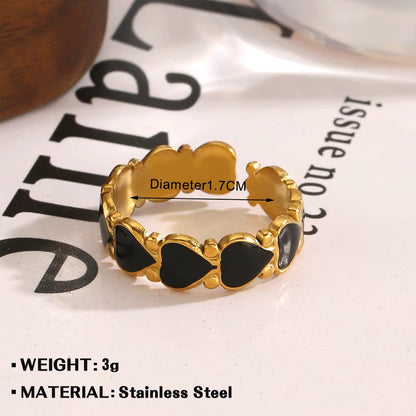 Noir Edge Ring Collection- 10 Rings
