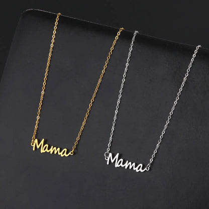 Mama Gold Pendant Necklace