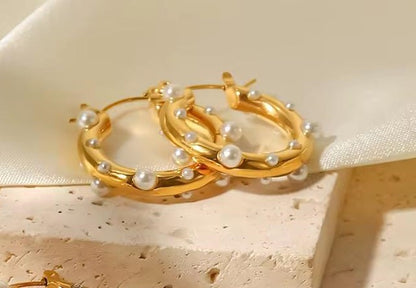 Multicolored Radiant Glow Zircon Hoops