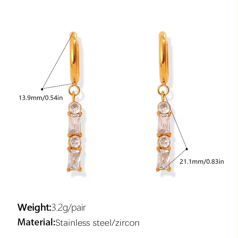 Sienna Charm Hoops