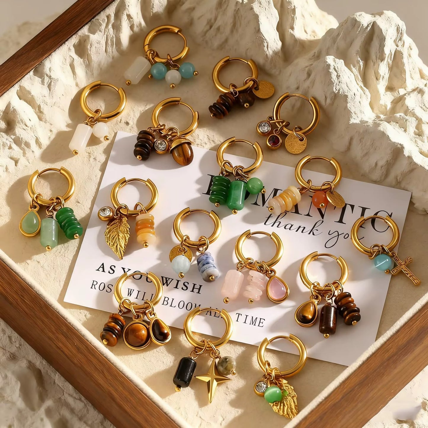 Aria Charm Hoops