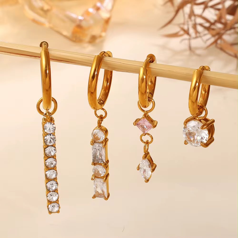 Sienna Charm Hoops