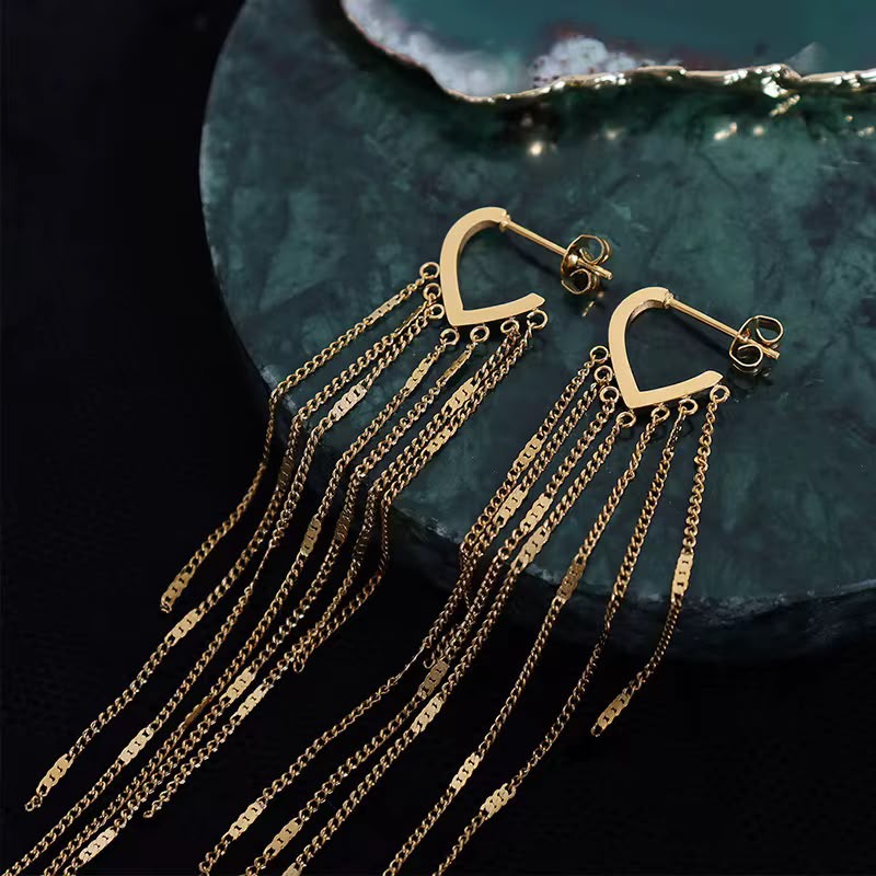 Zalia Tassel Drop Earrings