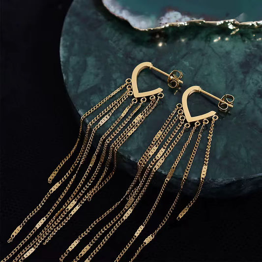 Zalia Tassel Drop Earrings