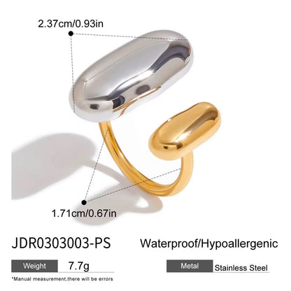 The Oblong Pebble Ring
