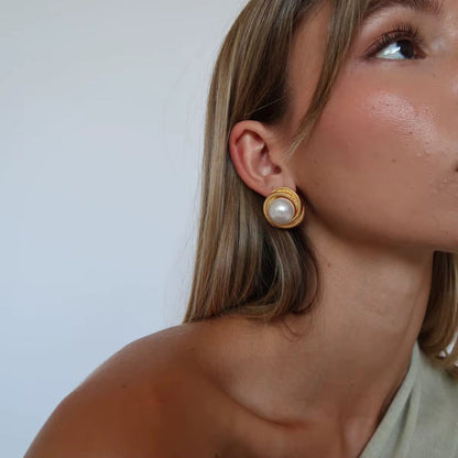 The Vintage Button Studs