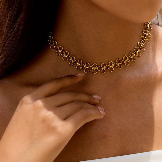 Golden Bow Choker