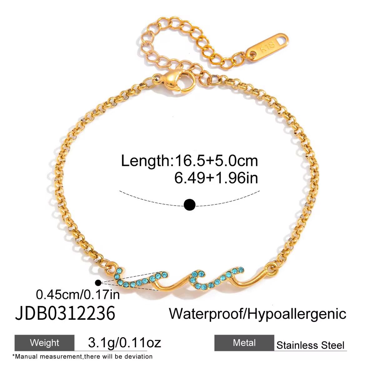 Azure Wave Bracelet