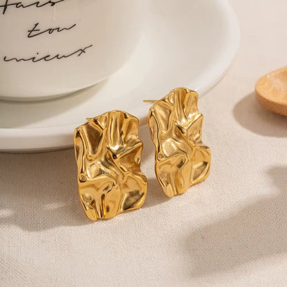 Molten Form Earrings
