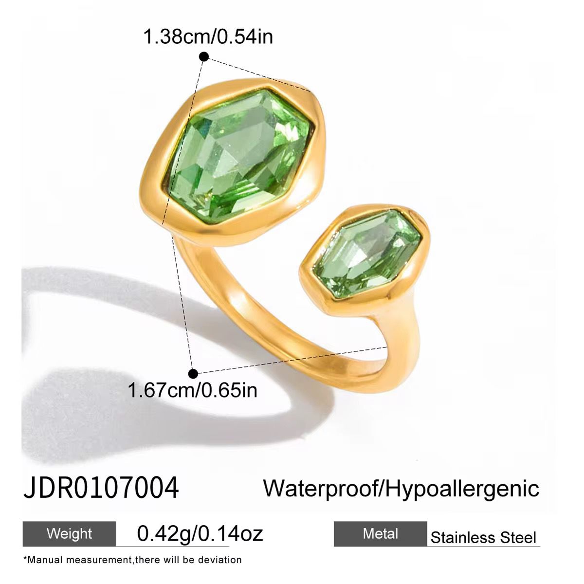 The Jaded Duo Ring
