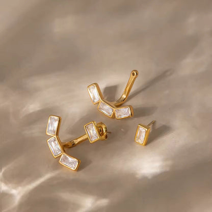 Arc Crystal Earrings